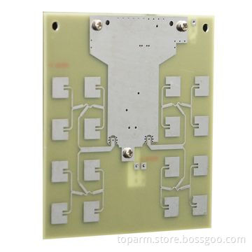Microwave Sensor, X-band Transceiver with Two Groups of Eight Integrated Patch Antenna